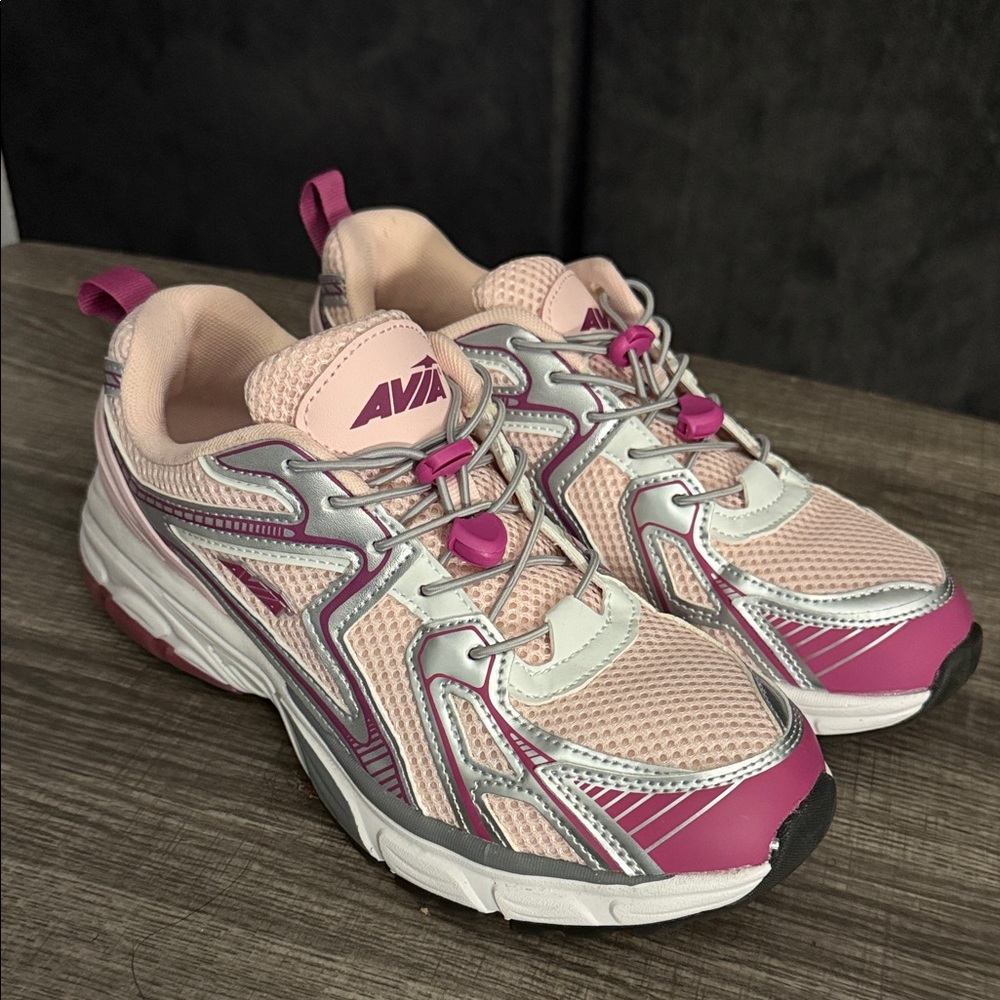Avia Women's Pink and Gray Athletic Shoes